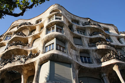 Gaudí Casa Mila in Barcelona
